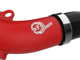 aFe BladeRunner 2-1/2 Inch Aluminum Hot Charge Pipe for Jeep Wrangler JL 2.0L Turbo - Red