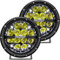 RIGID 360 Series 6-Inch Spot Light with White Backlight - Fits Jeep Wrangler, Ford F-150, Chevrolet Silverado, Toyota Tacoma, Ram 1500, and More