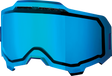 100% Armega Lens - Injected Dual Pane Blue Mirror - Fits ATV, UTV, Motorcycle