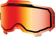 100% Armega Dual Pane Red Mirror Lens (Part #59053-00003) for Off-Road & Motocross Vehicles