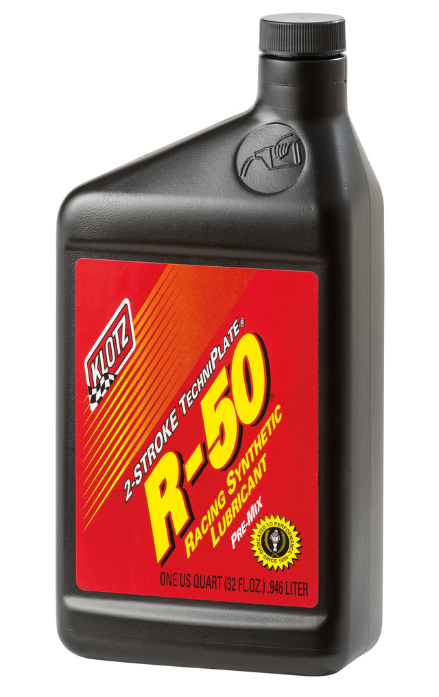 Klotz R50 Techniplate 32oz Racing Synthetic Oil for Cobra CX50 BW and Honda CR500AF