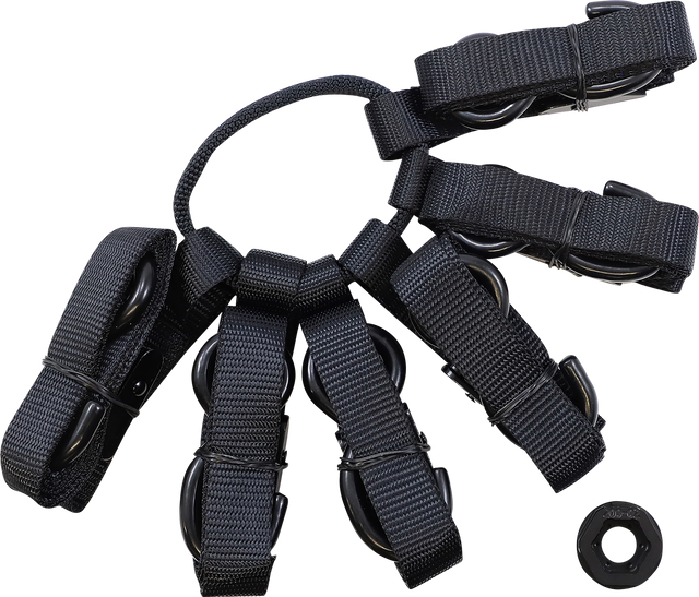 MOOSE OFFROAD Cargo Straps - UTV - Black O10-6745