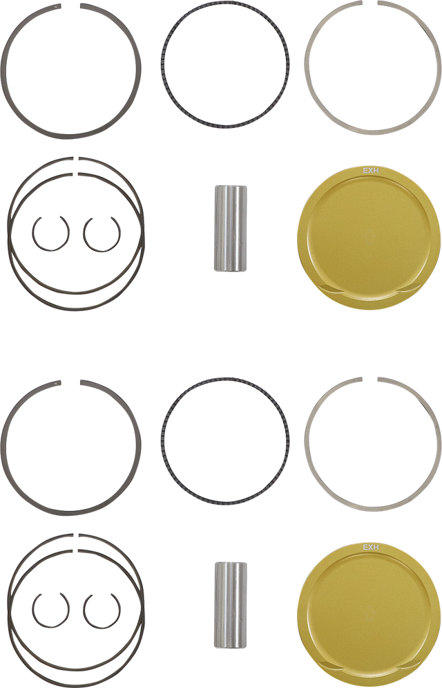 JE PISTONS Piston Kit - 93.00 mm - 9.0:1 CR - Polaris RZR XP Turbo 379457