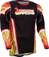 MOOSE OFFROAD Agroid Jersey 3XL - Lightweight Stretch Polyester, Custom Collar, Laser Cut Vents for Off-Road Vehicles
