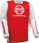 MOOSE OFFROAD Sahara Jersey - Red/White - Large 2910-7428