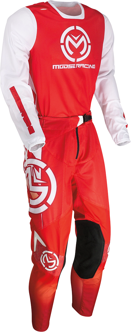 MOOSE OFFROAD Sahara Jersey - Red/White - Large 2910-7428
