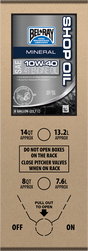 BEL-RAY Shop Oil 10W-40 Motor Oil - 6 Gallon Bag-In-Box for Motorcycle and Performance Engines (Part Number: 301290150033)