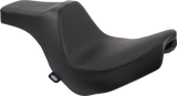 Drag Specialties Seats Predator III 2-Up Seat for Harley FL/FX 2018-2024 - Black Vinyl