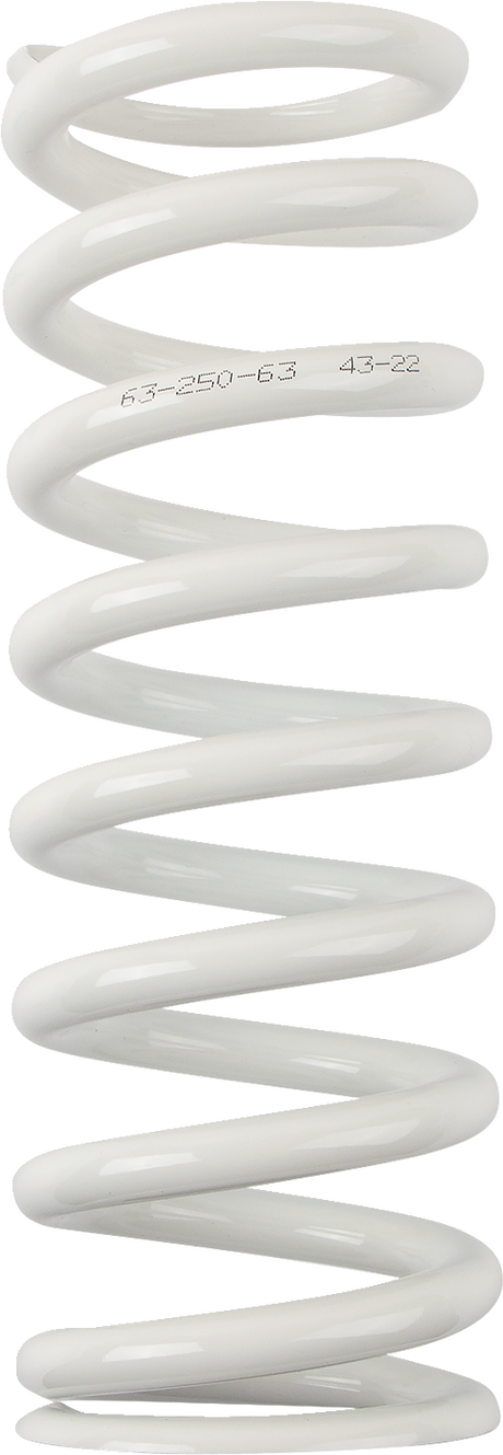 MOOSE OFFROAD Shock Spring - 63 mm OD - 63 n/mm - White 1312-1038