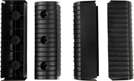 CALIBER Bunk Wrap Endcap - 2"x6" - Black - 4 Pack 23053-BK