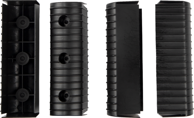 CALIBER Bunk Wrap Endcap - 2"x6" - Black - 4 Pack 23053-BK