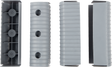CALIBER Bunk Wrap Endcap - 2"x6" - Gray - 4 Pack 23053
