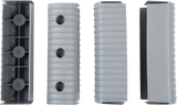 CALIBER Bunk Wrap Endcap - 2"x6" - Gray - 4 Pack 23053