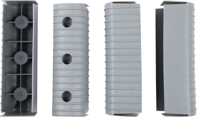 CALIBER Bunk Wrap Endcap - 2"x6" - Gray - 4 Pack 23053