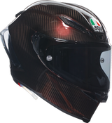 AGV Pista GP RR Helmet - Red Carbon, XL - Motorcycle Racing Helmet with Carbon Fiber Shell and Advanced Ventilation for Honda, Yamaha, Suzuki, Kawasaki, Ducati, and Harley-Davidson