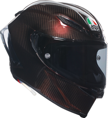AGV Pista GP RR Helmet with Red Carbon Finish – Medium Fit for Motorcycle Racing and Track Use