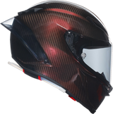 AGV Pista GP RR Helmet - Red Carbon, XL - Motorcycle Racing Helmet with Carbon Fiber Shell and Advanced Ventilation for Honda, Yamaha, Suzuki, Kawasaki, Ducati, and Harley-Davidson