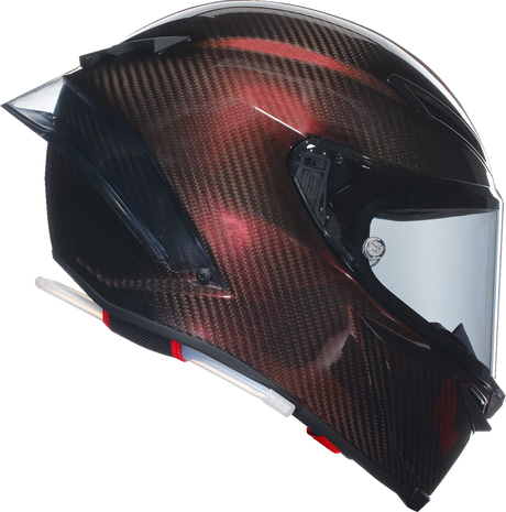 AGV Pista GP RR Helmet - Red Carbon, XL - Motorcycle Racing Helmet with Carbon Fiber Shell and Advanced Ventilation for Honda, Yamaha, Suzuki, Kawasaki, Ducati, and Harley-Davidson