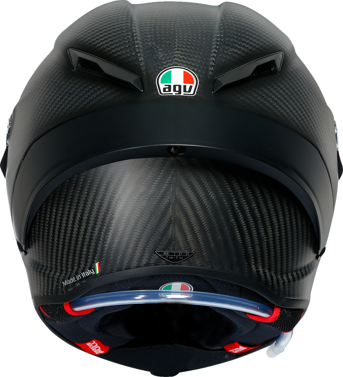 AGV Pista GP RR Matte Carbon Helmet - Large - Motorcycle Racing Helmet with Carbon Shell and Advanced Ventilation for Honda, Yamaha, Kawasaki, Suzuki, Ducati