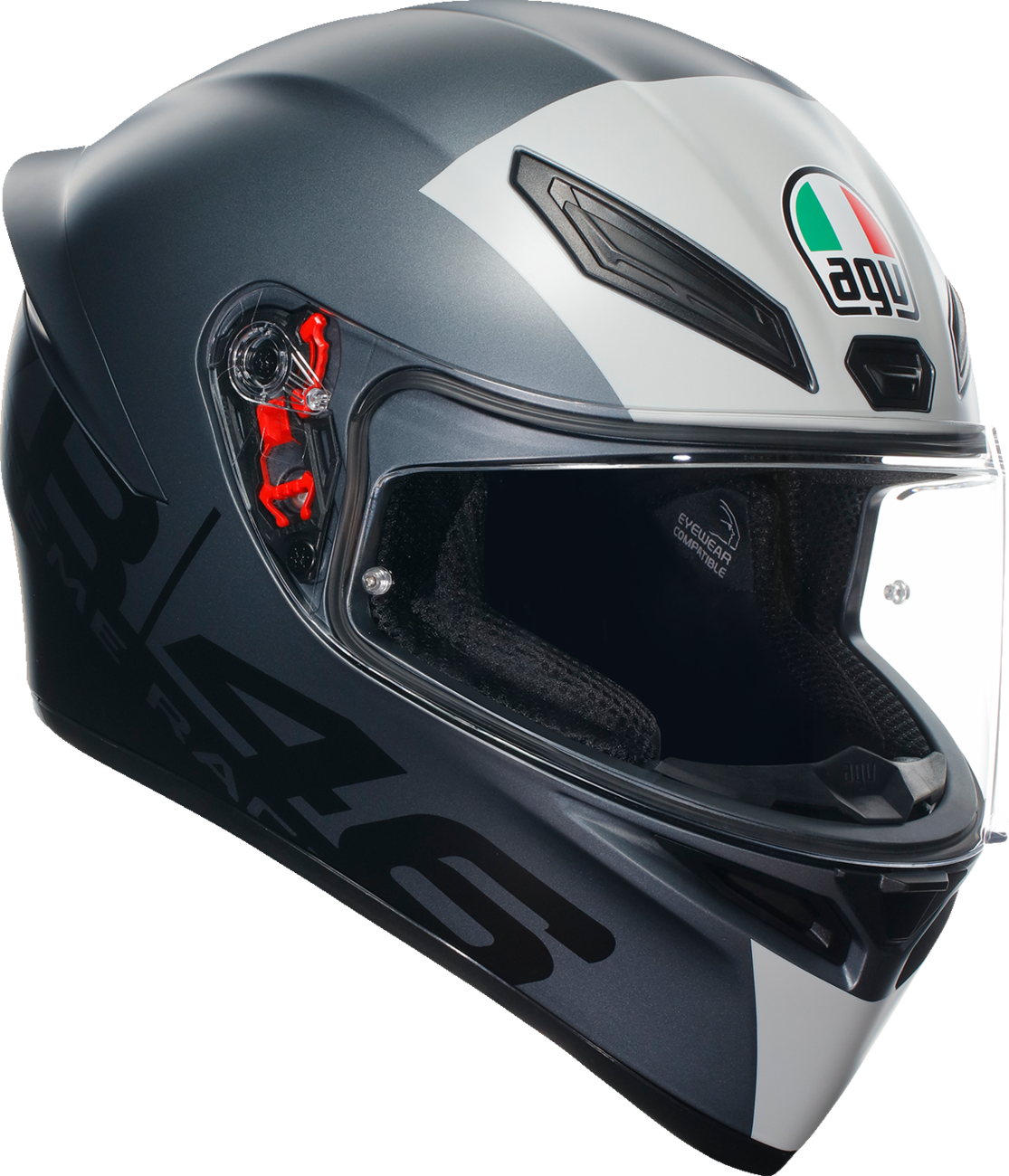 AGV K1 S Helmet - Limit 46 Small with Ventilation, Aerodynamic Design, and Pinlock® Prepared for Yamaha, Honda, Kawasaki, Suzuki, and More