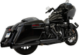 BASSANI XHAUST 4-1/2" Slip-On Mufflers - Black 1F745B