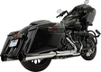 BASSANI XHAUST 4-1/2" Slip-On Mufflers - Chrome 1F745