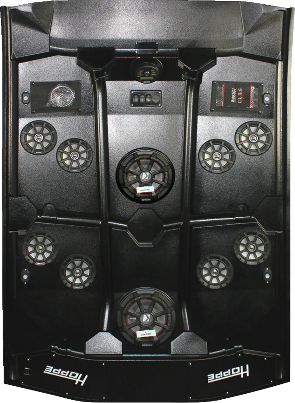 HOPPE INDUSTRIES Audio Shade - 8 Speaker - 2 Subwoofer - Maverick X3 Max HPKT-0093