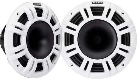 KICKER 8-Inch Marine-Grade 4-Ohm Speakers Model 48KMXL84 for Motorcycle Fairings and Saddlebags