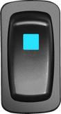 Moose Offroad GEN-CAR-B On/Off Blue Switch – Ideal for Off-Road Vehicles and Custom Dash Panels