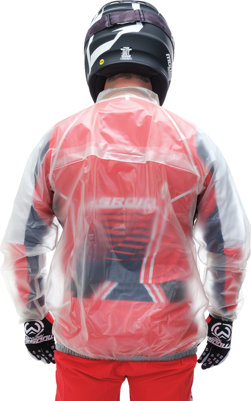 Moose Offroad Clear Rain Jacket - Medium with Waterproof Features for Jeep, ATV, and UTV