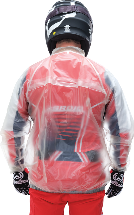 Moose Offroad Clear Rain Jacket - Medium with Waterproof Features for Jeep, ATV, and UTV