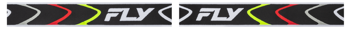 FLY Racing Zone Goggle Black/White with Black Mirror and Smoke Lens - Universal Fit for ATV, Motocross, and Off-Road Vehicles