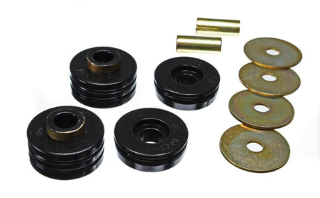 Energy Suspension 4.1101G Transmission Mount Set for 1972-1977 Ford Bronco 4WD – Performance Polyurethane, Black