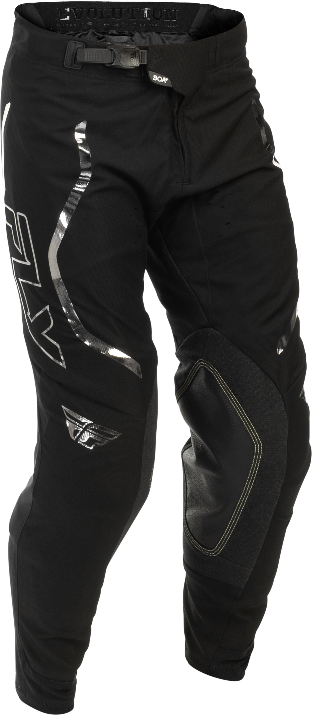 Fly Racing Evolution DST SE Spark Pants for ATV/UTV - Size 32, Black/Silver