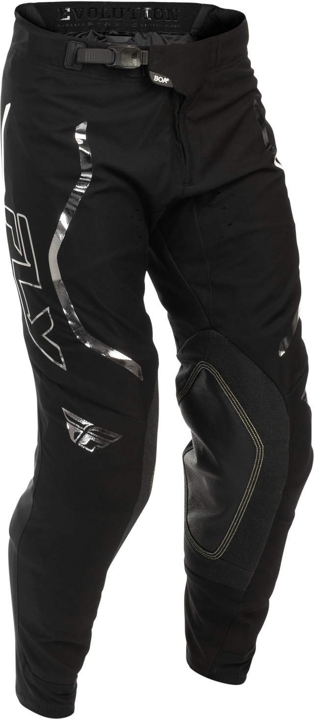 Fly Racing Evolution DST SE Spark Pants Black/Silver Size 34 for Motocross and Off-Road Vehicles