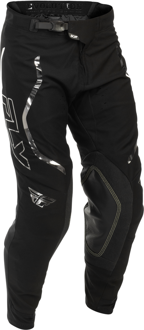 Fly Racing Evolution DST SE Spark Pants Black/Silver Size 28 for Motocross and Off-Road Vehicles
