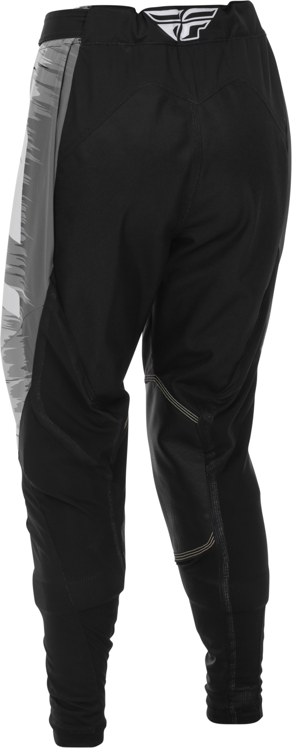 Fly Racing Women's Lite Pants Black/Grey/White Size 0-2 - Lightweight Motorcycle Riding Pants with Mesh Liner and Adjustable Fit
