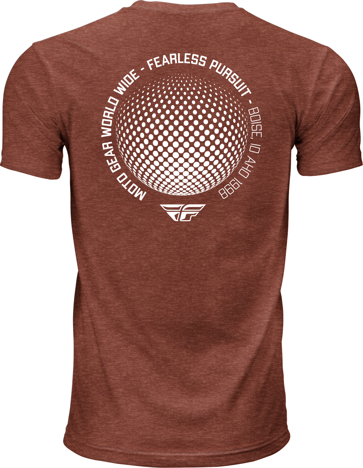 Fly Racing Fly Worldwide Tee Red XL - Premium Crew Neck T-Shirt for Motocross and Off-Road Vehicles