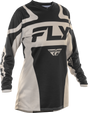 Fly Racing Women's F 16 Offroad Jersey - Black/White - 2X-Large, Designed for Motorcycles and Dirt Bikes
