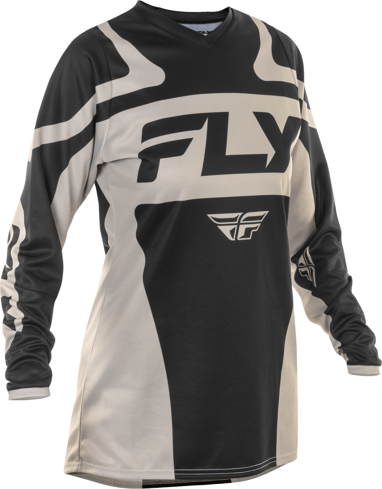 Fly Racing Women's F 16 Jersey Black/White Large Offroad Motorcycle Jersey for Women