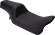 DRAG SPECIALTIES SEATS Predator 1Up Seat for Harley FLH 2008-2023, Solar Leather Black