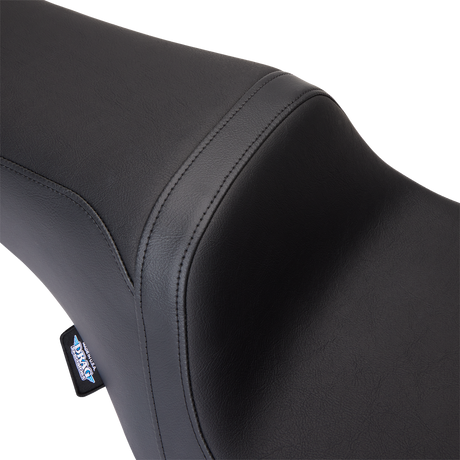DRAG SPECIALTIES SEATS Predator 1Up Seat - Vinyl Black for Harley FLH 2008-2023