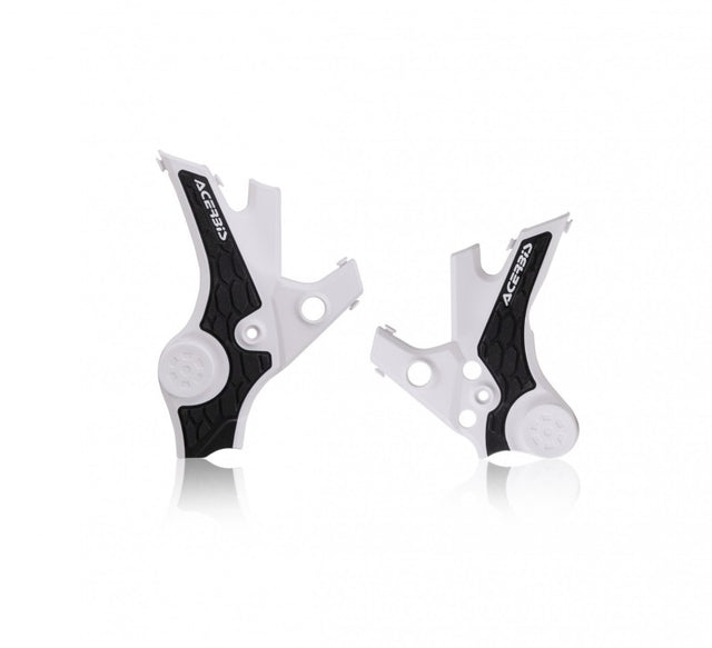 Acerbis 2858821035 Frame Guard with Grip for 2020-2021 Honda CRF1100L Africa Twin – White/Black