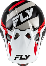 Fly Racing Formula CP Seal Helmet - White/Black/Red, Large - Lightweight DOT & ECE Approved Motorcycle Helmet with Impact Absorption and Ventilation for Street and Off-Road Use