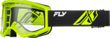 Fly Racing Focus Goggle Black/Hi Vis with Clear Lens - ATV, Motocross, Off-Road Safety Gear