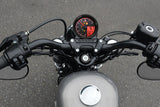 KOSO BA051231 Speedo / Tach Black Bezel LCD Color Change Display for Harley Davidson XL1200T, FXDLS, XL883N Models