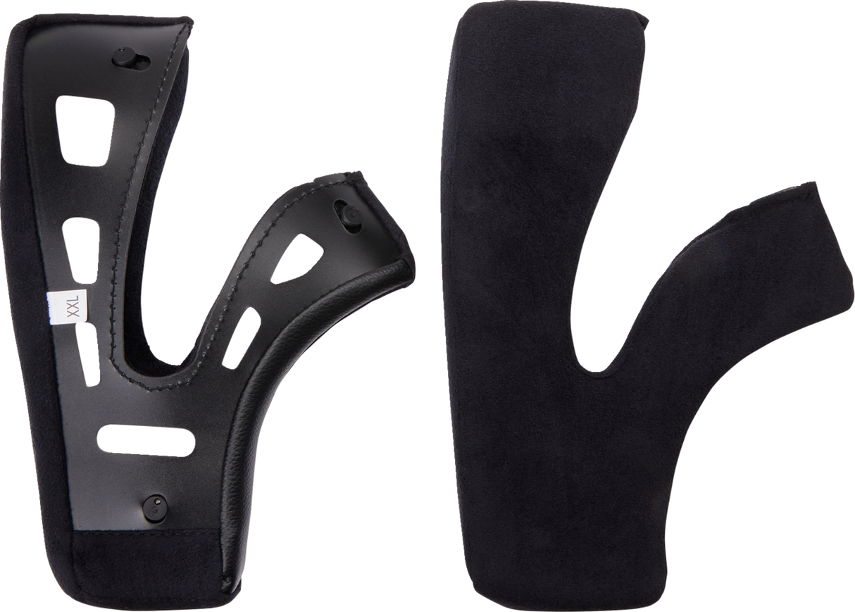 AGV X101 Cheek Pads - Black - Medium for AGV X101 Helmets, Model 20KIT77002001MD