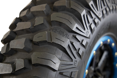 AMS M2 Evil Rear Tire - 25x10R12 - 6 Ply for ATV, UTV, and Off-Road Vehicles