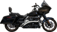 BASSANI XHAUST Sweeper Radial Exhaust System with Heat Shields - Chrome 1F21F