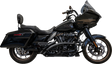 BASSANI XHAUST Sweeper Radial Exhaust System with Heat Shields - Black 1F21FB